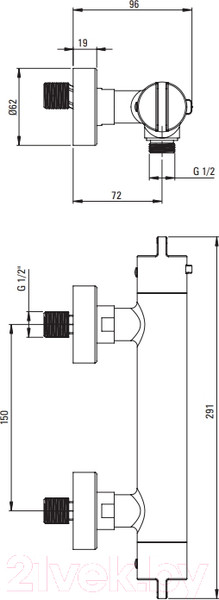Изображение товара Смеситель Deante Nero BCH N4BT