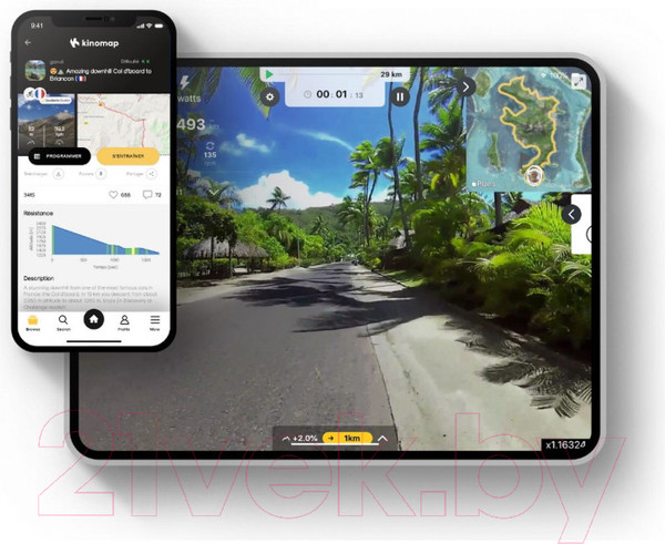 Изображение товара Электрическая беговая дорожка Titanium Masters Physiotech X-Compact