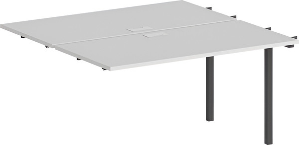 Изображение товара Комплект столов модульных Norden 320x163.8x75 / SG.219.WH.44.AN (антрацит/белый)