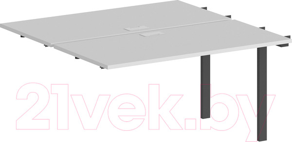 Изображение товара Комплект столов модульных Norden 120x123.8x75 / SG.211.WH.63.AN (антрацит/белый)