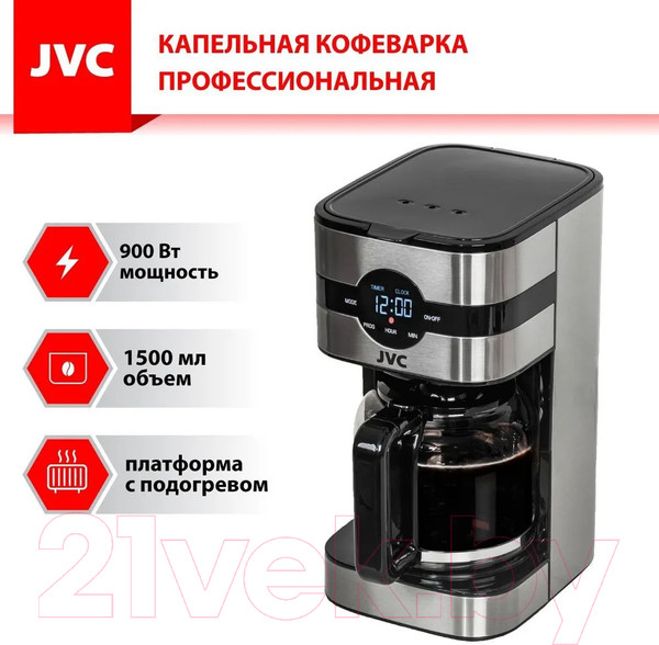 Изображение товара Капельная кофеварка JVC JK-CF28