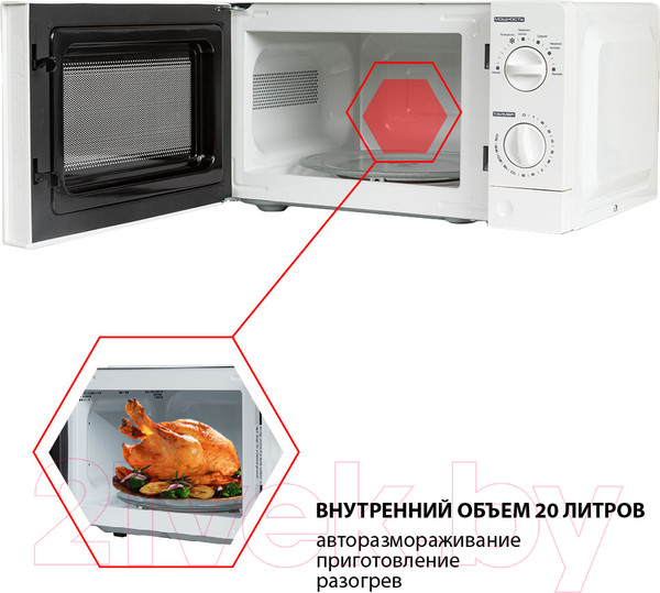 Изображение товара Микроволновая печь JVC JK-MW115M