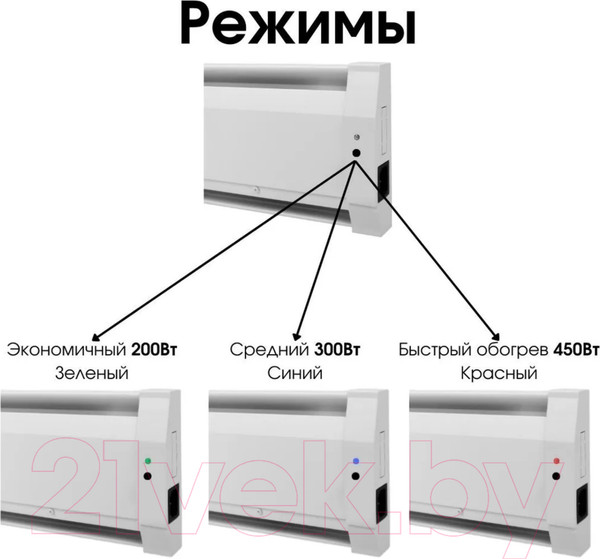 Изображение товара Теплый плинтус электрический Mr.Tektum Smart Line 1.1м левый (коричневый)