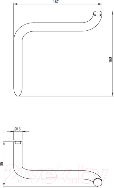 Изображение товара Держатель для туалетной бумаги Deante Silla Titanium ADI D211