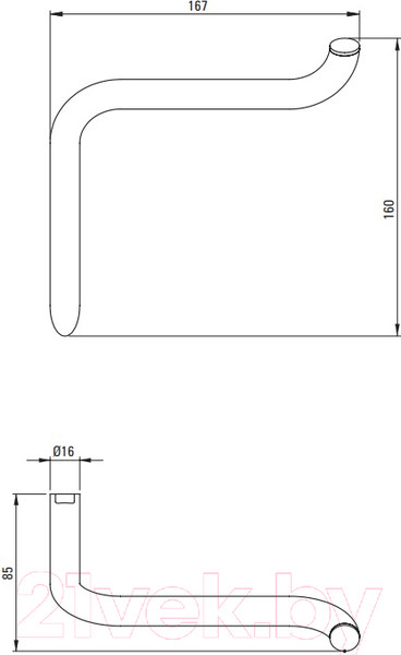 Изображение товара Держатель для туалетной бумаги Deante Silla Nero ADI N211
