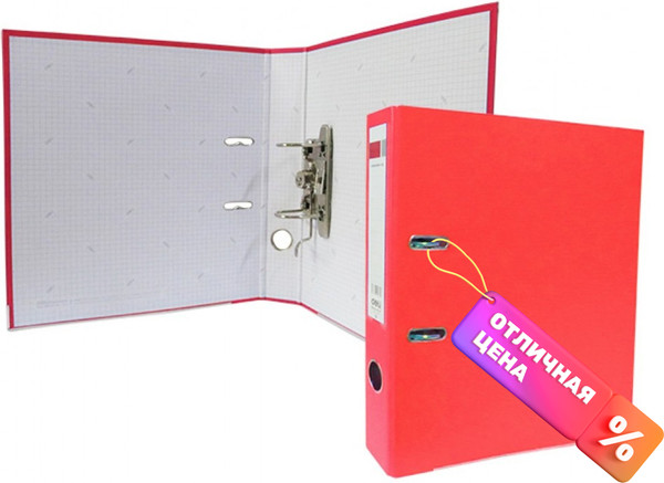 Изображение товара Папка-регистратор Deli CF819-RD (красный)