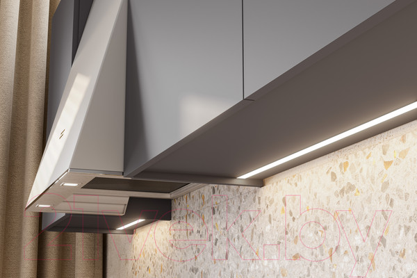 Изображение товара Кухонный гарнитур Mio Tesoro Денвер 1.6м (графит серый/дуб сонома)