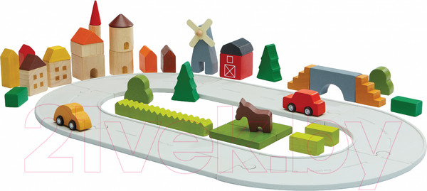 Изображение товара Конструктор Plan Toys Пригород / 6293