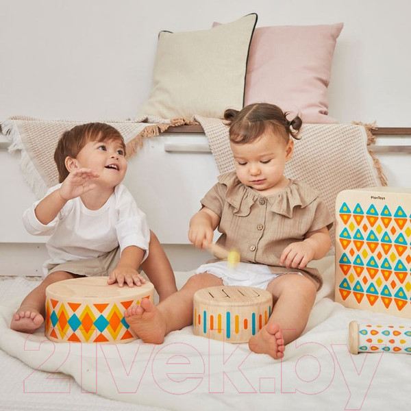 Изображение товара Музыкальная игрушка Plan Toys Барабан / 6445