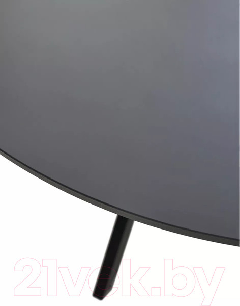 Изображение товара Обеденный стол M-City Дарио D100 / 464M05633 (черный стекло/черный)