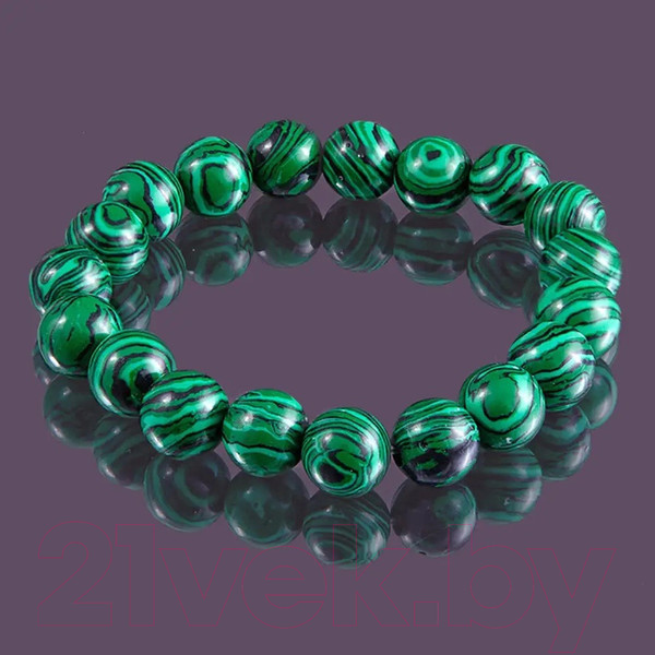 Изображение товара Браслет Wolves Элитный Малахит 40644 (р.16)