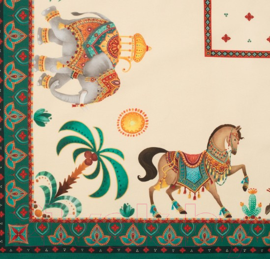 Изображение товара Комплект столового белья Этель Нью-Дели. Скатерть + салфетки / 4136550