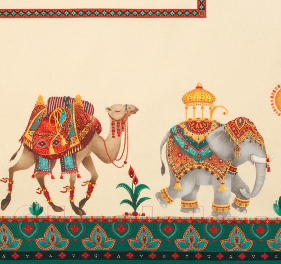 Изображение товара Комплект столового белья Этель Нью-Дели. Скатерть + салфетки / 4136550