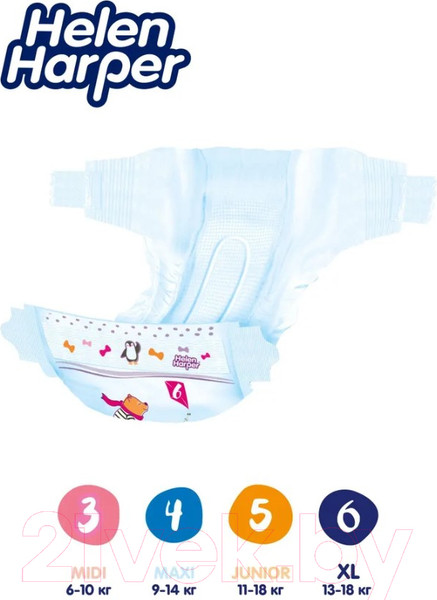 Изображение товара Подгузники детские Helen Harper Baby XL (40шт)
