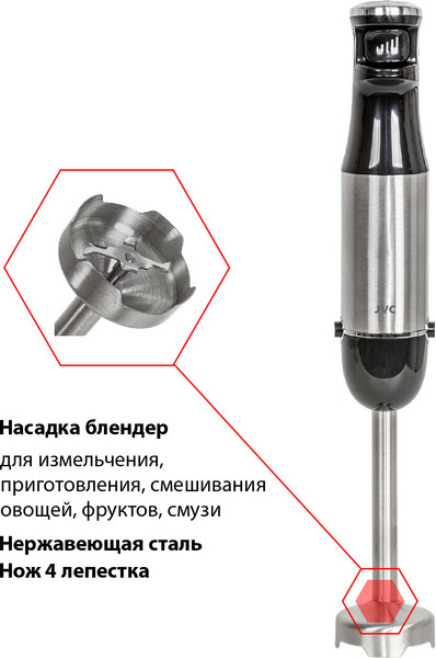 Изображение товара Блендер погружной JVC JK-HB5025