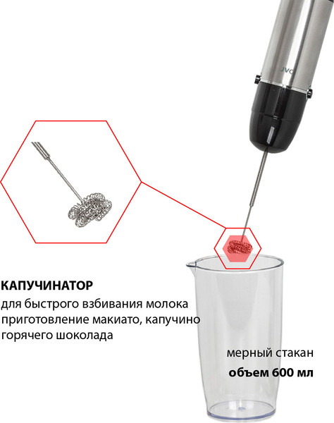 Изображение товара Блендер погружной JVC JK-HB5025