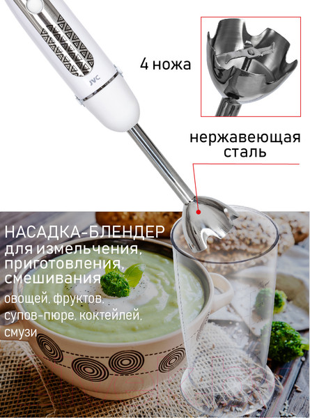 Изображение товара Блендер погружной JVC JK-HB5036