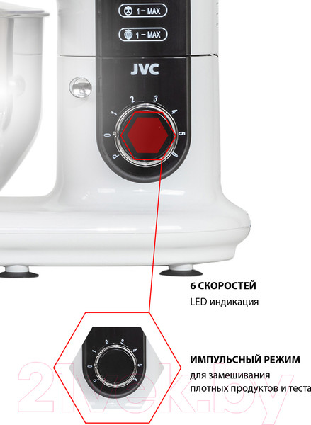 Изображение товара Миксер стационарный JVC JK-MX515 (белый)