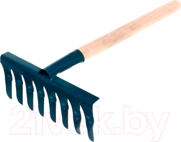 Изображение товара Грабли ручные No Brand ГВ-8 с черенком / 714-051