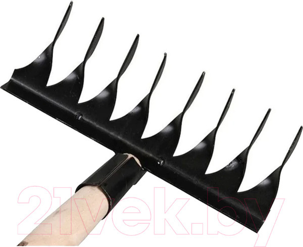Изображение товара Грабли ручные No Brand ГВ-8 с черенком / 714-051