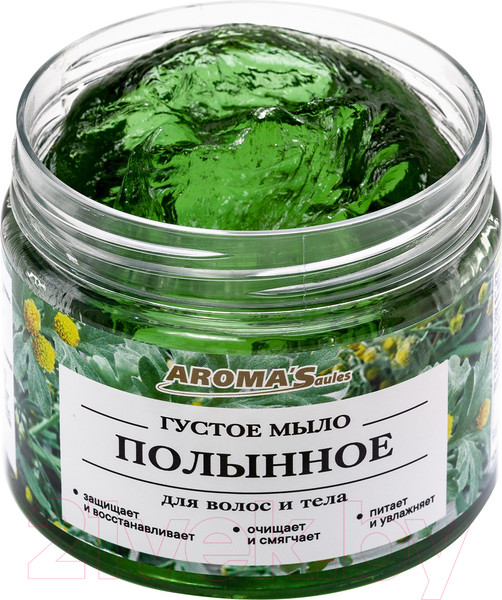 Изображение товара Мыло густое Aroma Saules Полынное для тела и волос (250мл)
