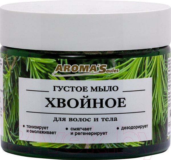 Изображение товара Мыло густое Aroma Saules Хвойное для тела и волос (250мл)