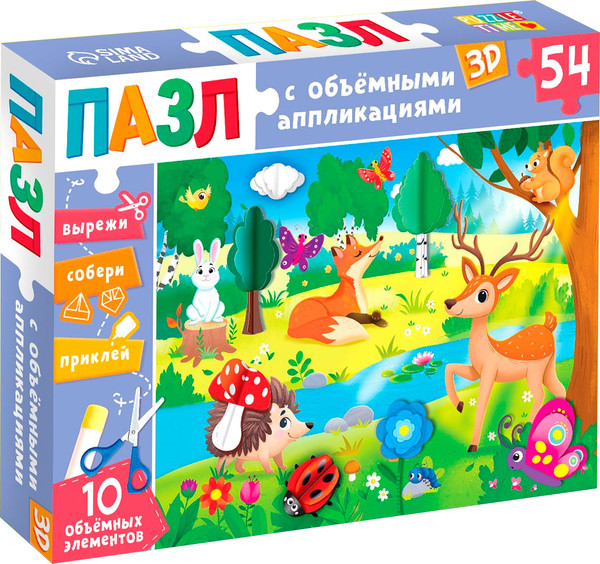 Изображение товара Пазл Puzzle Time Солнечный день / 9672112 (54эл)