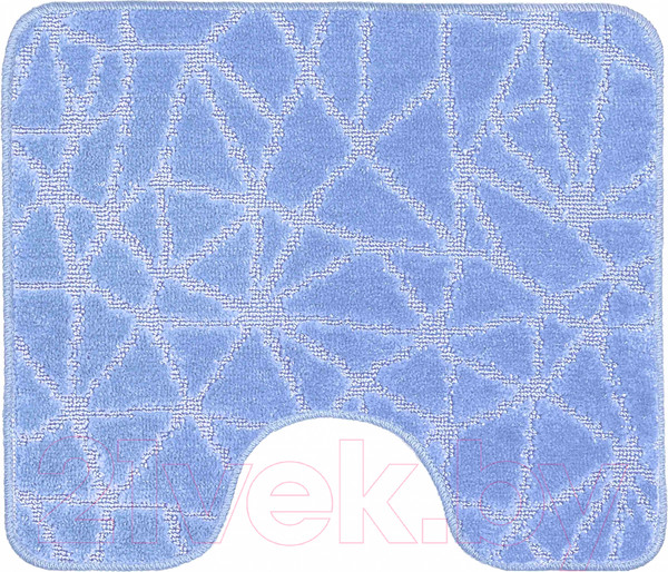 Изображение товара Коврик для туалета Shahintex РР 60x50 / 837182 (голубой)