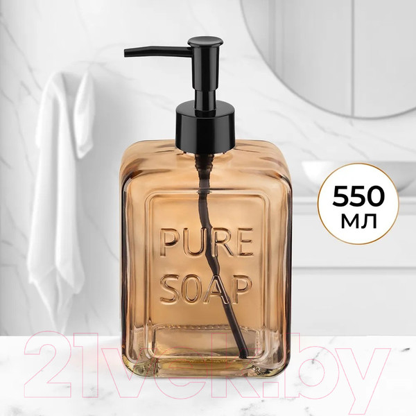 Изображение товара Дозатор для жидкого мыла Elan Gallery 240334 (песочный)