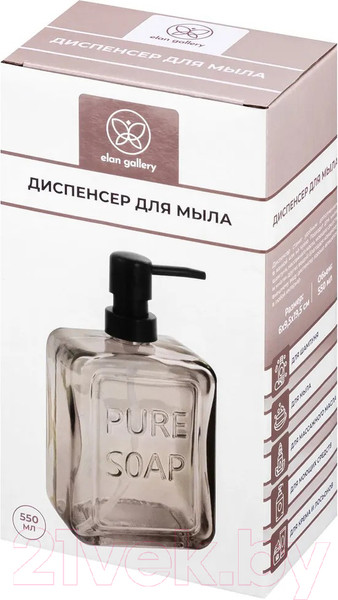 Изображение товара Дозатор для жидкого мыла Elan Gallery 240334 (песочный)