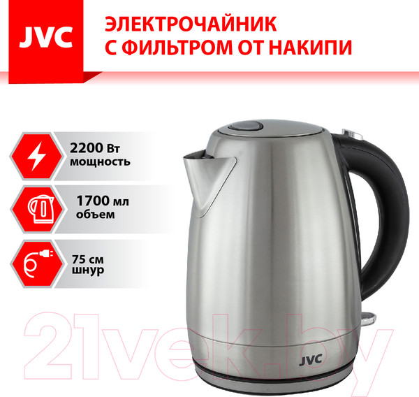 Изображение товара Электрочайник JVC JK-KE1719