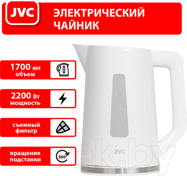 Изображение товара Электрочайник JVC JK-KE1215