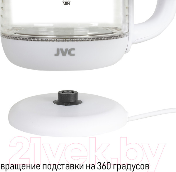Изображение товара Электрочайник JVC JK-KE1510 (белый)