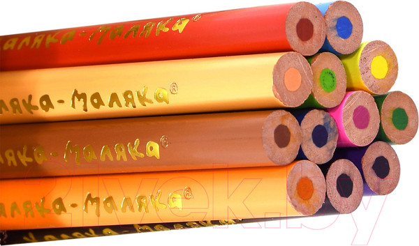 Изображение товара Набор цветных карандашей Каляка-Маляка Джамбо / КККМ12Т (12цв)
