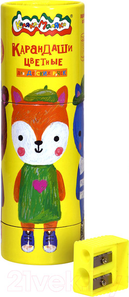 Изображение товара Набор цветных карандашей Каляка-Маляка Джамбо / КККМ12Т (12цв)