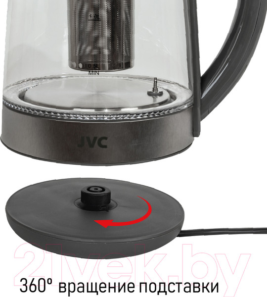 Изображение товара Электрочайник JVC JK-KE1710 (серый)