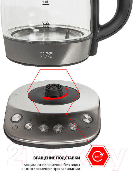 Изображение товара Электрочайник JVC JK-KE1825