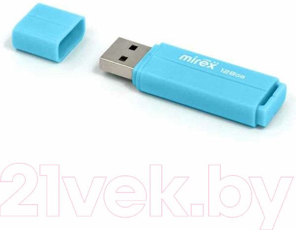 Изображение товара USB flash накопитель Mirex Line Blue 128GB (13600-FM3LB128)