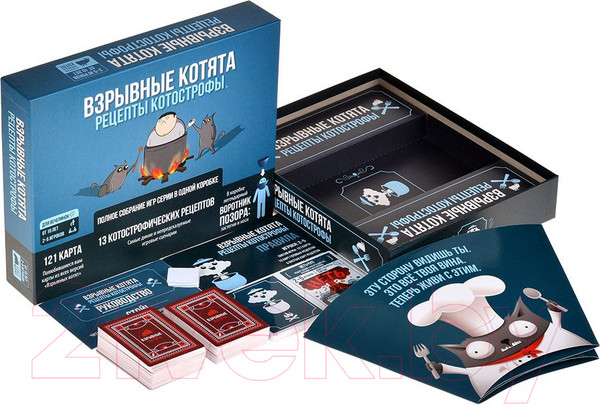 Изображение товара Настольная игра Мир Хобби Взрывные котята. Рецепты котострофы / 915753