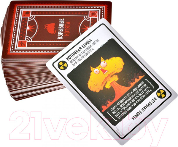 Изображение товара Настольная игра Мир Хобби Взрывные котята. Рецепты котострофы / 915753