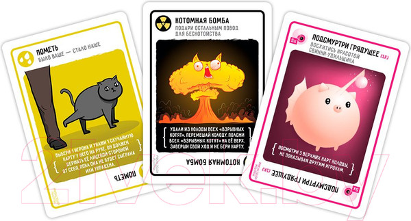 Изображение товара Настольная игра Мир Хобби Взрывные котята. Рецепты котострофы / 915753