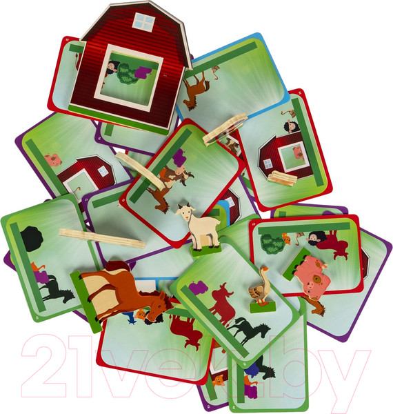 Изображение товара Развивающая игра Bondibon БондиЛогика Животные на ферме / ВВ6159