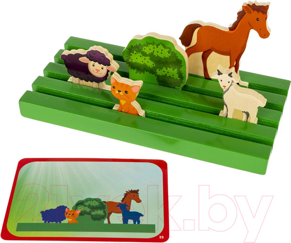 Изображение товара Развивающая игра Bondibon БондиЛогика Животные на ферме / ВВ6159