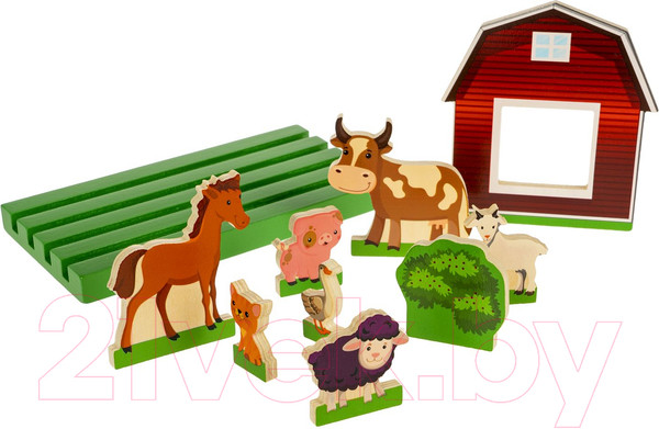 Изображение товара Развивающая игра Bondibon БондиЛогика Животные на ферме / ВВ6159