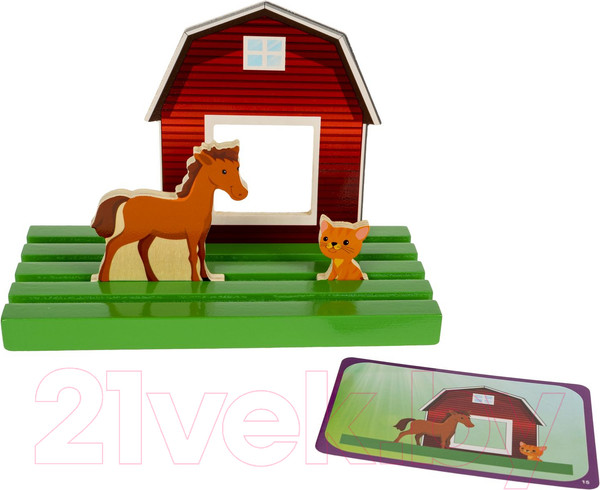 Изображение товара Развивающая игра Bondibon БондиЛогика Животные на ферме / ВВ6159