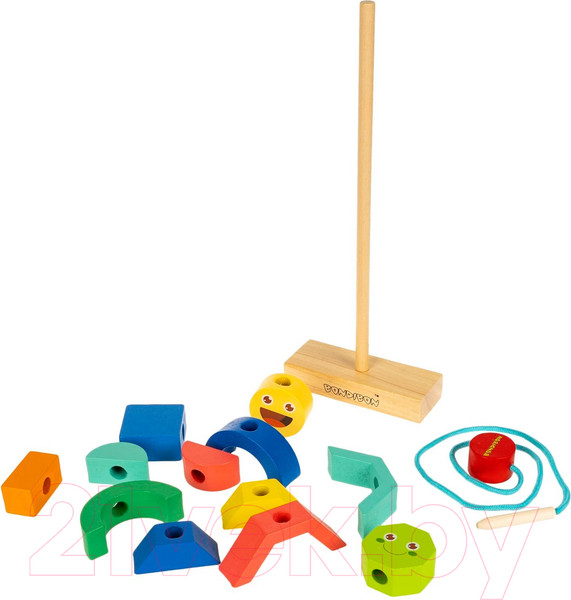 Изображение товара Игра-головоломка Bondibon Бондилогика Пирамидка Фантазия / ВВ6153