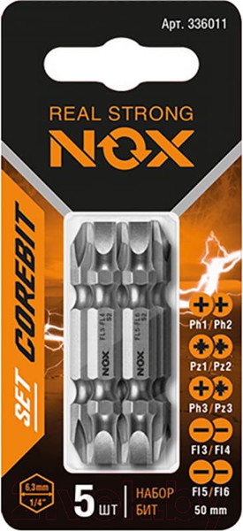 Изображение товара Набор бит Nox 336011 (5шт)