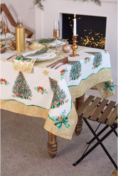 Изображение товара Скатерть Этель Golden Christmas / 5072922