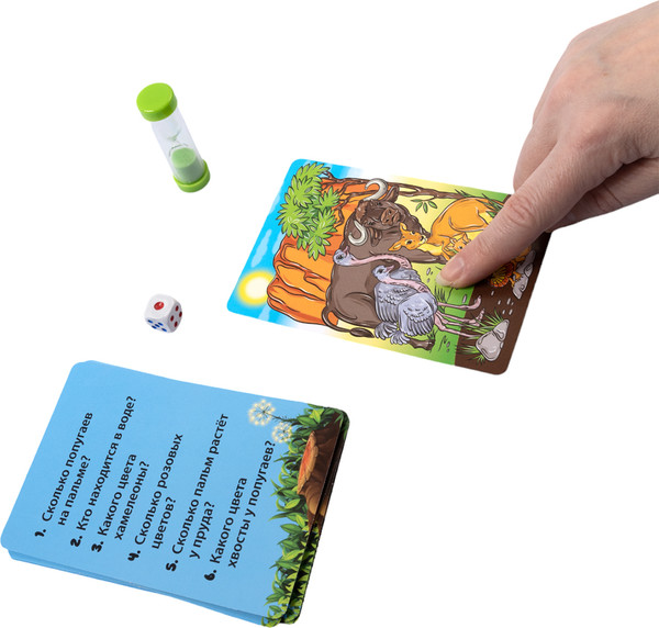 Изображение товара Настольная игра Десятое королевство Викторина на внимание. Животные / 05242