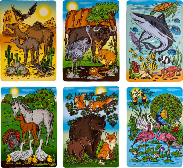 Изображение товара Настольная игра Десятое королевство Викторина на внимание. Животные / 05242